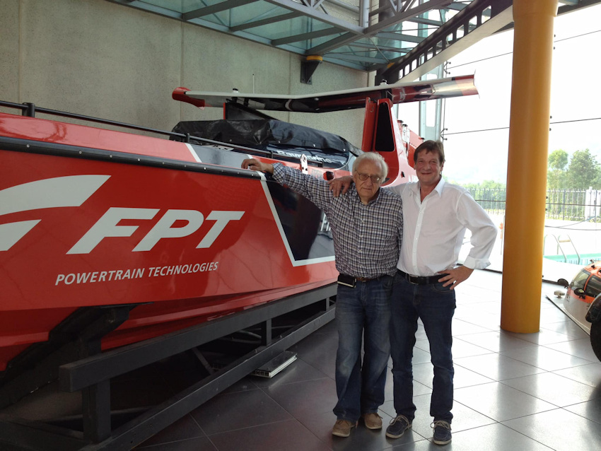 Dieter Wagner - der Bootsdoktor aus Suhlendorf mit Fabio Buzzi: 2 Motorsport Legenden