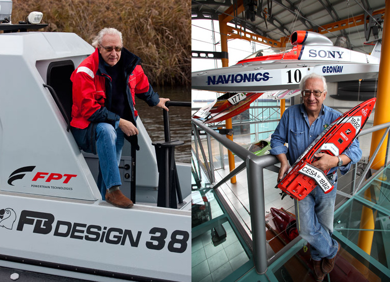As a boat designer Fabio Buzzi’s projects stands out for the winning of many trophies